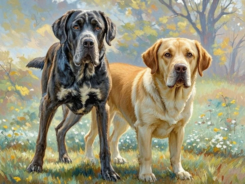大丹犬和拉布拉多的区别