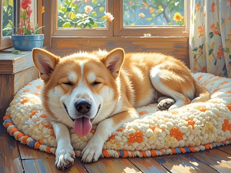 狗狗打呼噜是睡着了吗