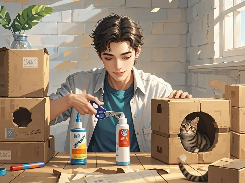 最简易的猫窝制作方法