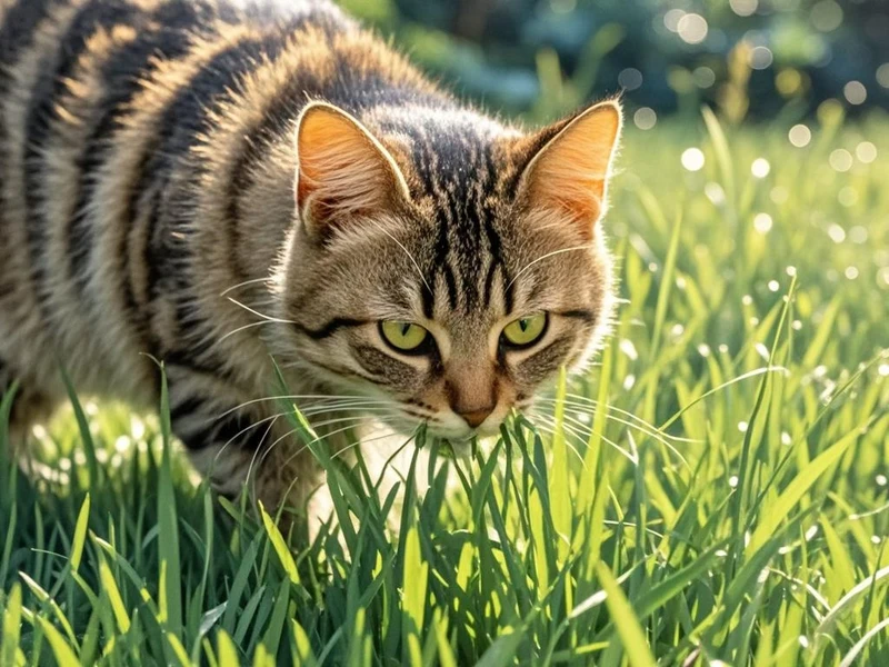 猫吃草是怎么回事