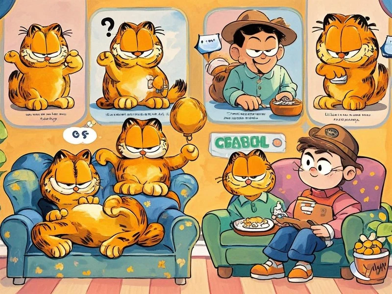加菲猫的智商和粘人程度