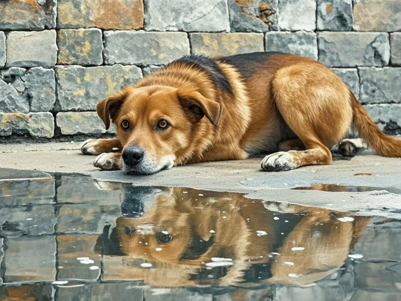 狗狗吐了好多清水