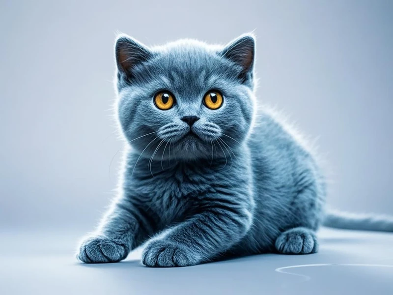 英短蓝猫怎么看品相小的时候