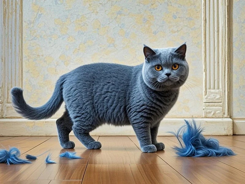 英短蓝猫会不会掉毛