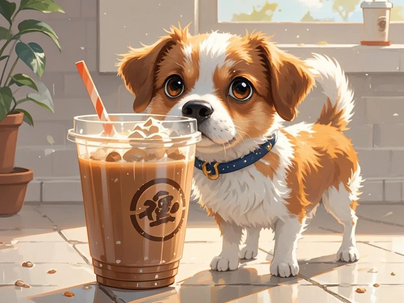 狗狗喝了一点奶茶有事吗