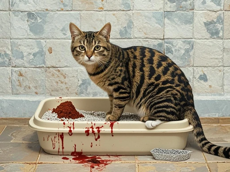 猫拉屎带血 精神很好怎么治疗