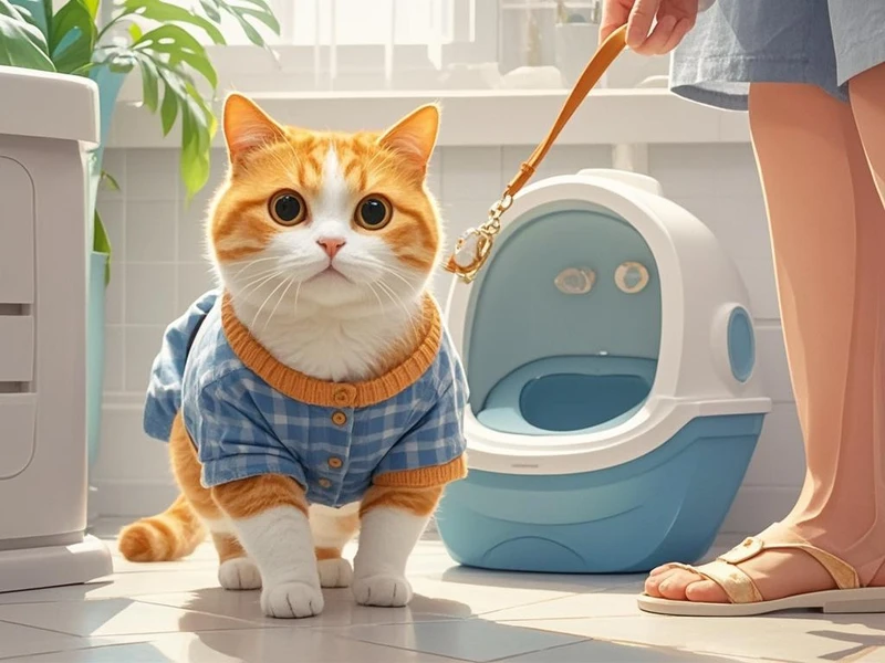 怎么教猫上厕所