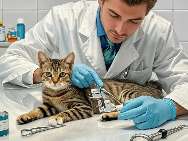 小猫腿脱臼怎么接上