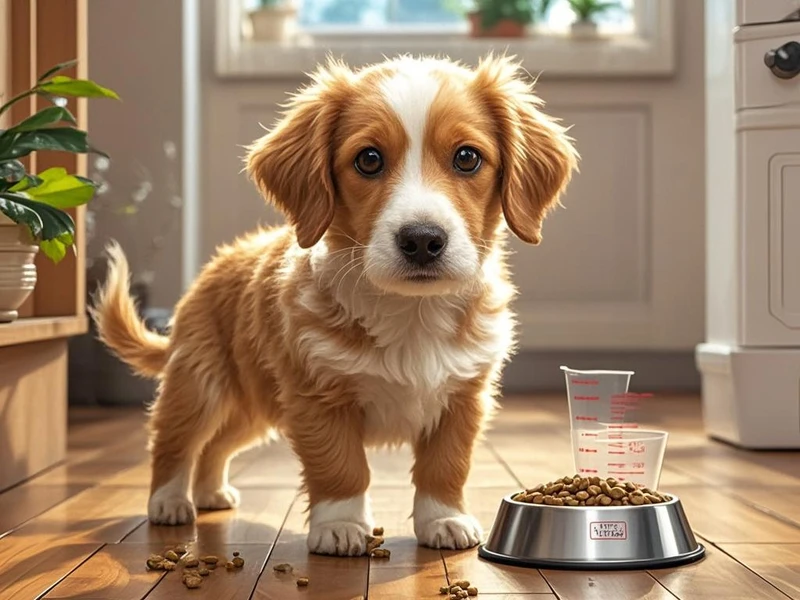 幼犬狗粮喂多少