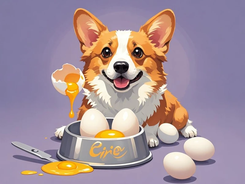 柯基犬一周吃几次蛋黄