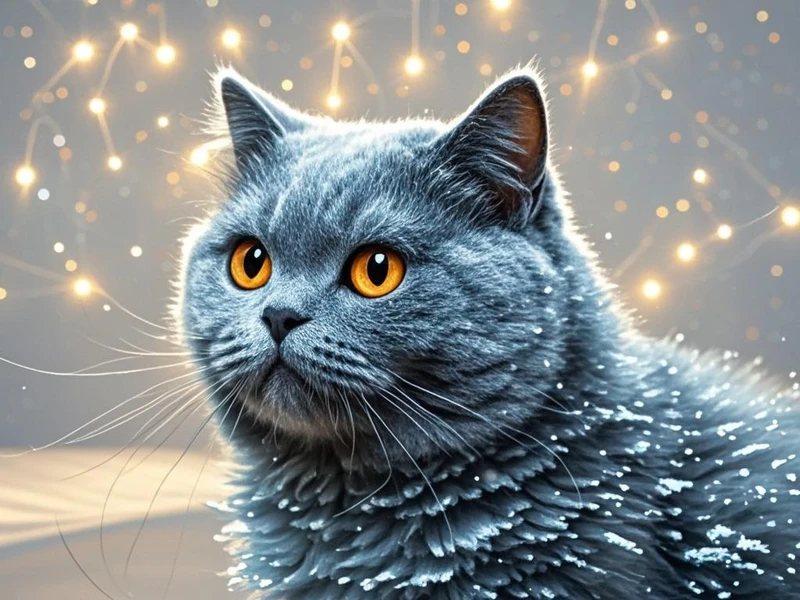 英短蓝猫挂霜怎么回事
