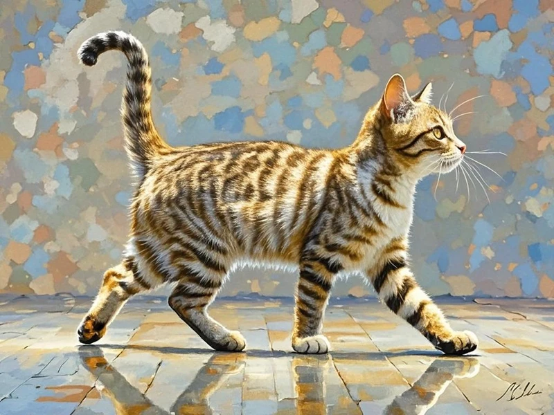 猫咪走路后腿外八是软骨病吗