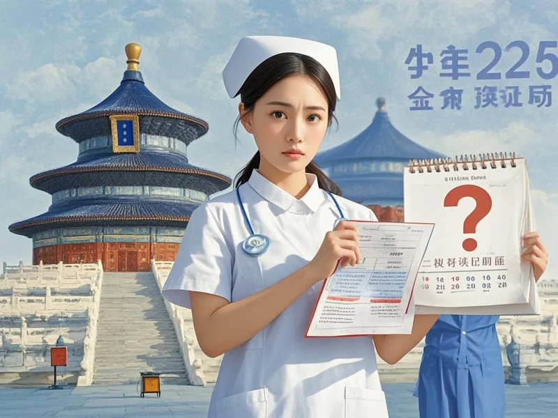2025北京护士执业资格报名时间 什么时候报考