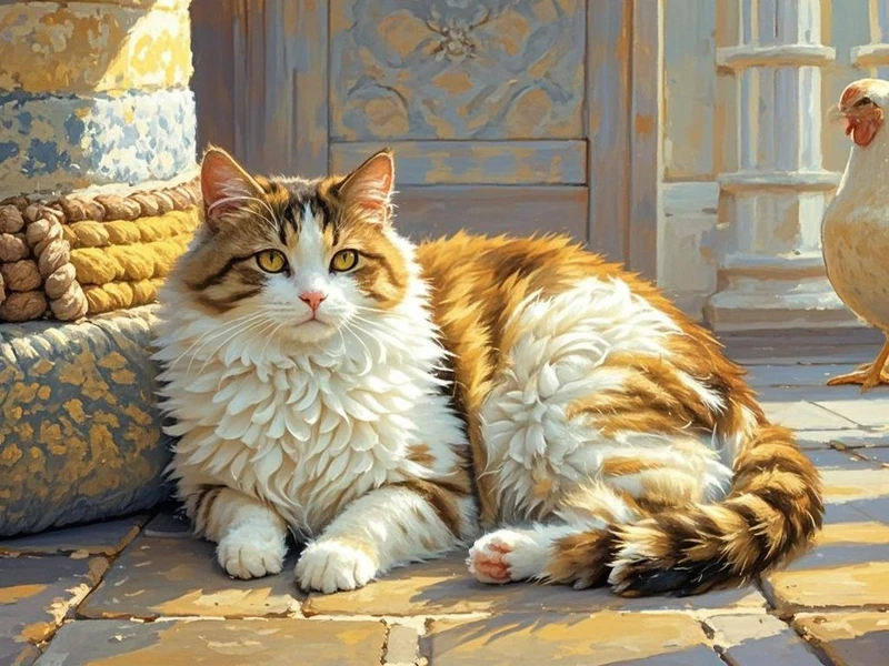 猫为什么喜欢母鸡蹲 这样舒服而且保暖