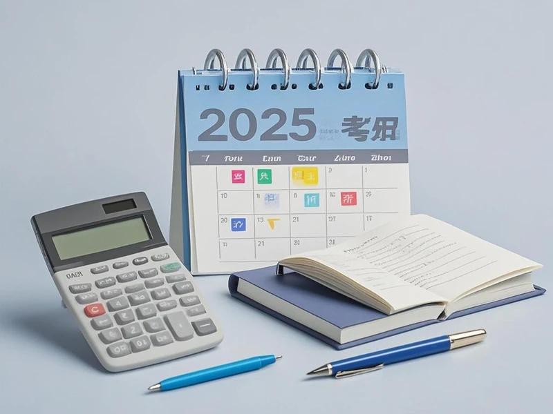 初级会计考试时间2025具体时间安排