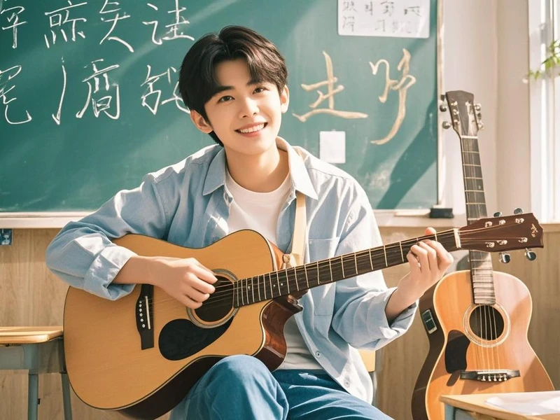 吉他同桌的你弹唱