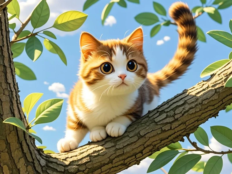 小猫为什么会爬树不会下来 小猫为什么能爬树