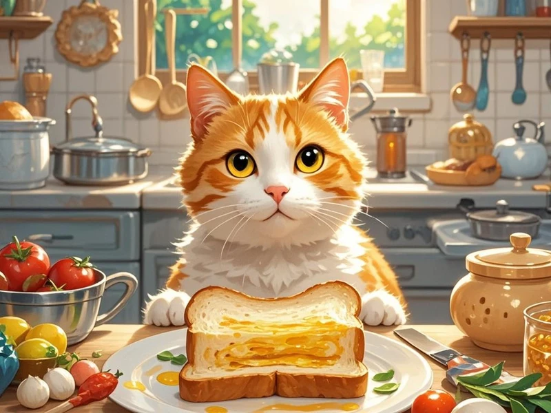 猫为什么爱吃面包 猫为什么喜欢吃吐司