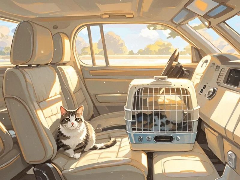 如何让猫安静坐车