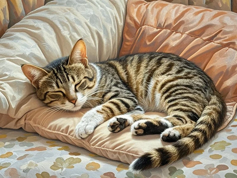 猫睡在枕头旁说明什么