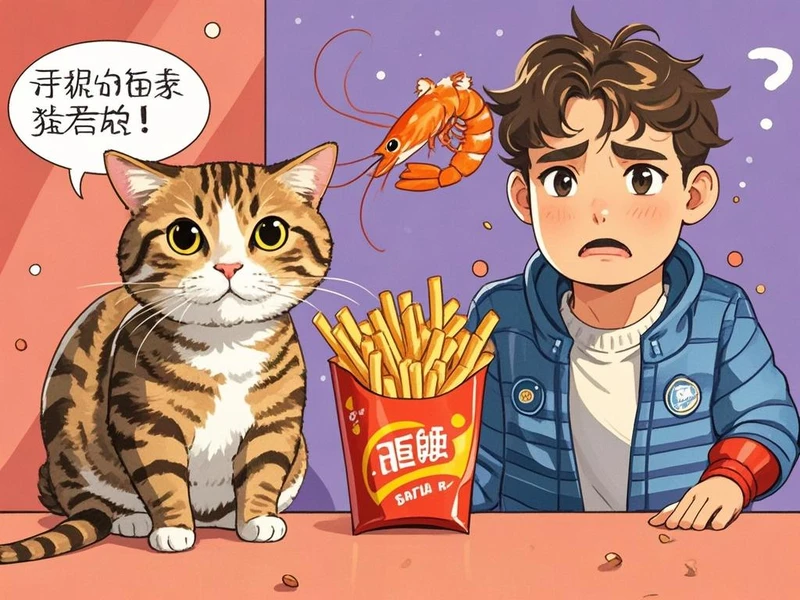 猫为什么喜欢吃虾条 给猫吃虾条要慎重