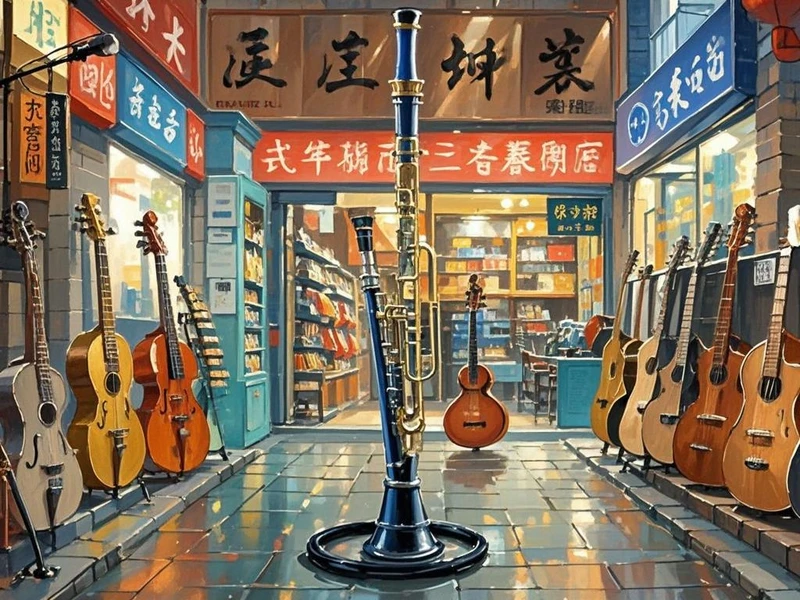 上海乐器一条街电吹管
