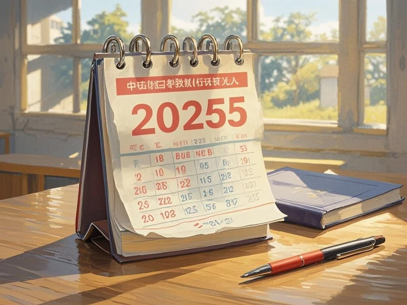 教师资格考试时间安排2025