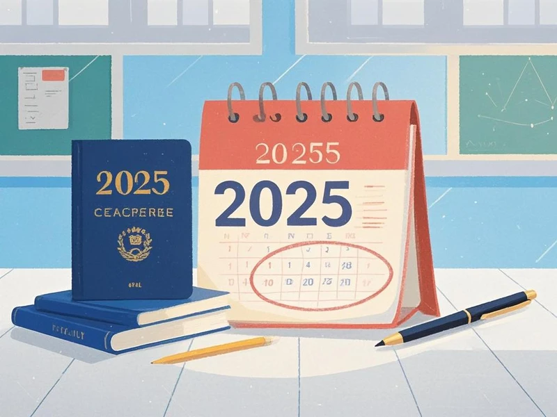 教师资格证2025考试时间安排